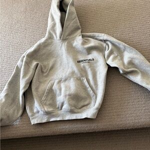 Fear of God Essentials Gray Hoodie